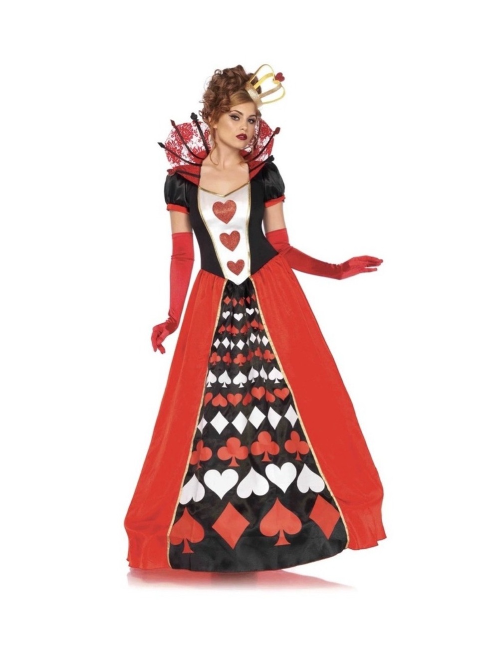 Queen of Hearts Adult Halloween Costume size Medium